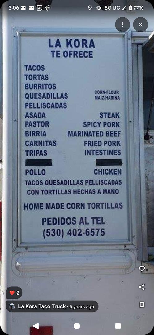 La Kora Taco Truck